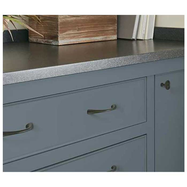 Amerock Vaile Cabinet Pull 3-3/4" (96 Mm) Ctc, Flat Black