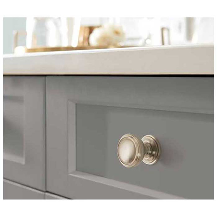 Amerock Revitalize Cabinet Knob 1-1/4" (32 Mm) Diameter, Satin Nickel