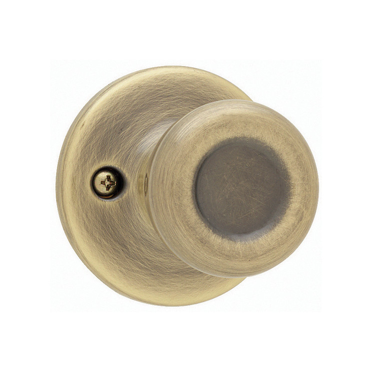 Kwikset Tylo Half Dummy Knob, Antique Brass