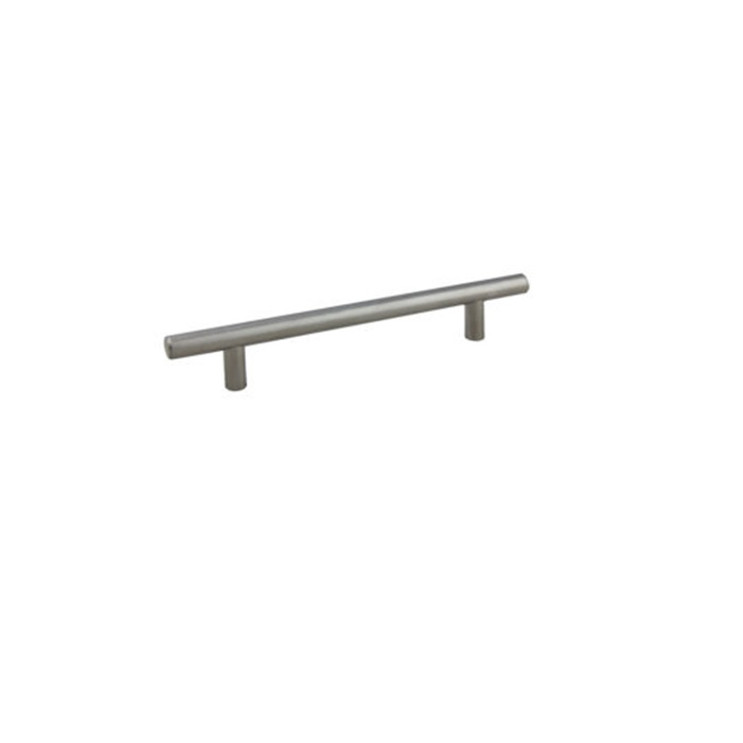 Orca Hardware Cp-10256 Bar Pull Cabinet, 13-1/4" Overall Length, 256mm Center To Center, 12mm Diameter, Steel, Satin Stainless