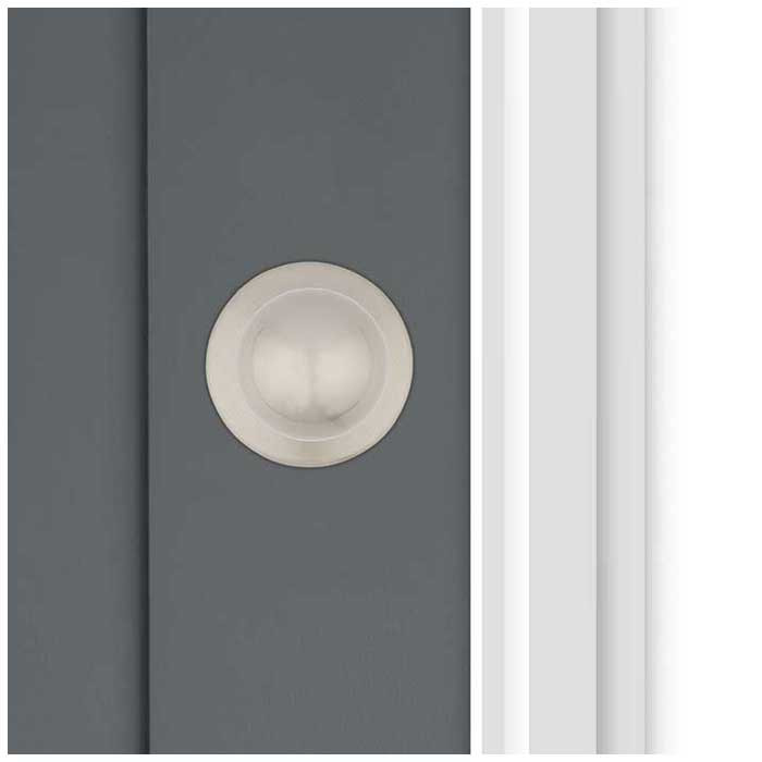 Kwikset Polo Half Dummy Knob, Satin Nickel