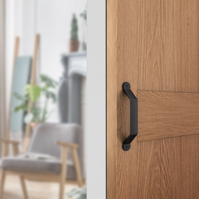 National Hardware Charleston Pull, 10", Visual Pack, Catalog #V1000, Matte Black