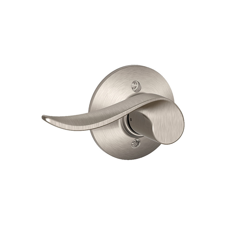 Schlage Residential F170 Sacramento Lever Single Dummy Trim Function, Left Hand Handing, Satin Nickel