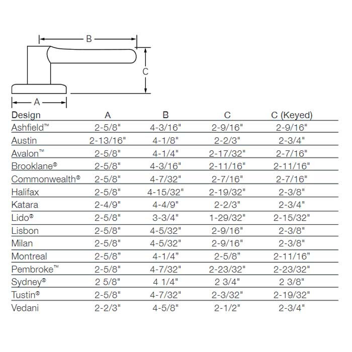 Kwikset Tustin Half Dummy Lever Left Hand, Bright Polished Brass