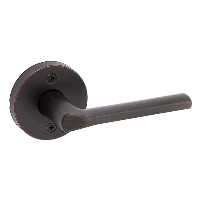 Kwikset Lisbon Half Dummy Lever With Round Rose, Venetian Bronze