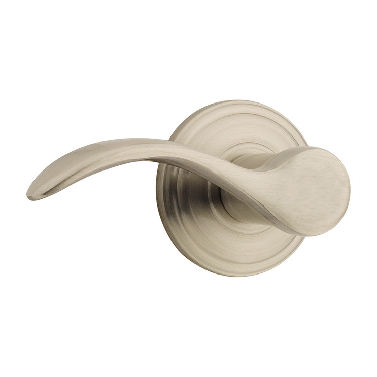 Kwikset Pembroke Half Dummy Lever Left Hand, Satin Nickel