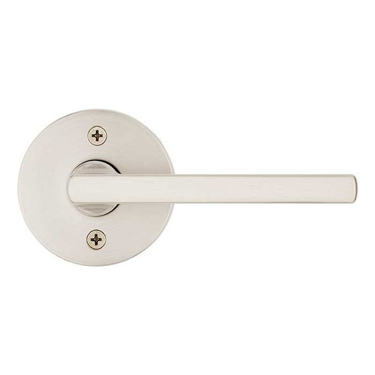 Kwikset Halifax Half Dummy Lever With Round Rose, Satin Nickel