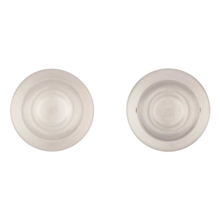 Kwikset Tylo Passage Knob With 6-Way Adjustable Latch And Round Corner Strike, Satin Nickel