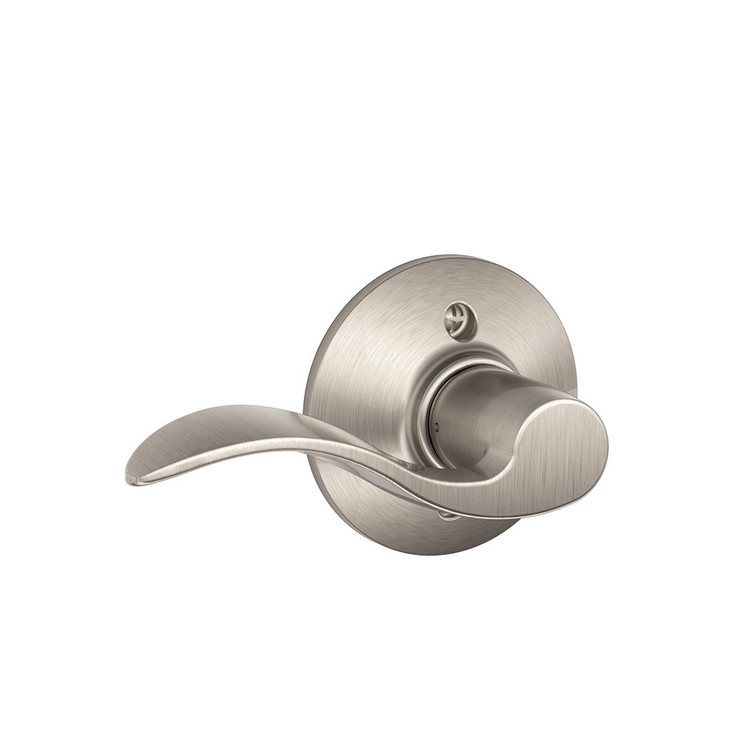 Schlage Residential F170 Accent Lever Single Dummy Trim Function, Left Hand Handing, Satin Nickel