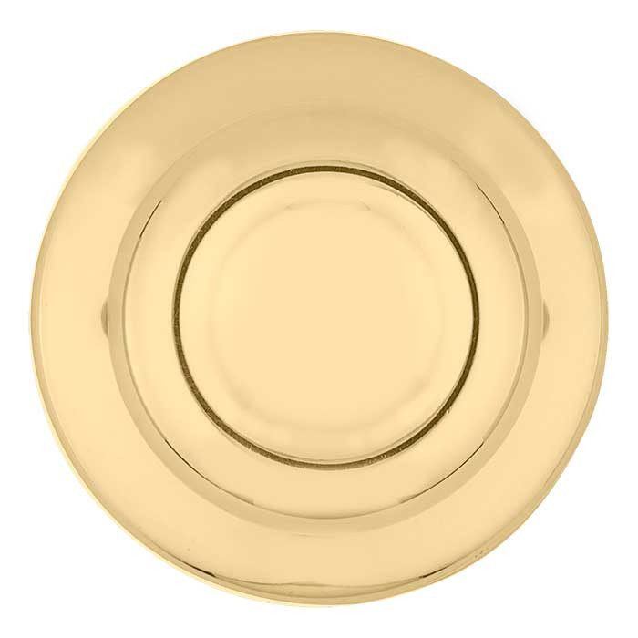 Kwikset Tylo Passage Knob With 6-Way Adjustable Latch And Round Corner Strike, Bright Polished Brass