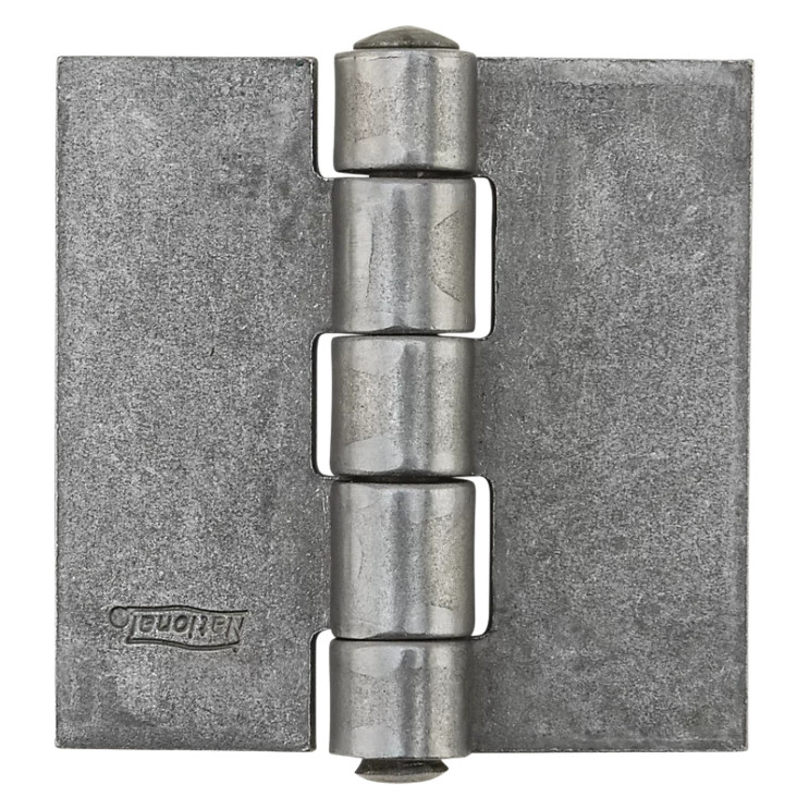 National Hardware Door Hinge, 2", 5 Knuckle, Weldable Surface Mount, Safe Working Load 38 Lbs., Plain, Bulk Pack, Catalog #560Bc, Steel