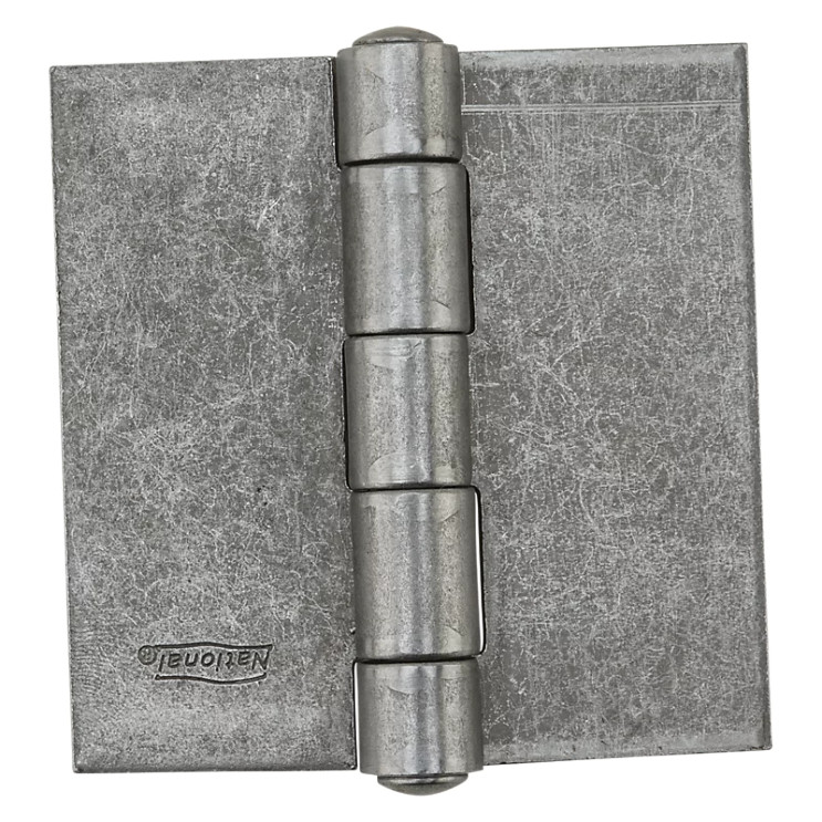 National Hardware Door Hinge, 3", 5 Knuckle, Weldable Surface Mount, Safe Working Load 50 Lbs., Plain, Bulk Pack, Catalog #560Bc, Steel