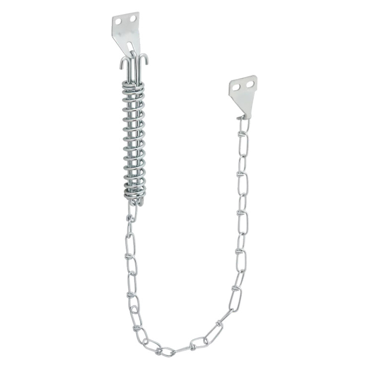 National Hardware Chain Door Stop, For Interior Or Exterior S, Visual Pack, Catalog #V1355, Zinc Plated