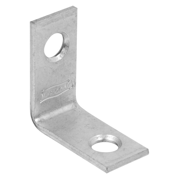 National Hardware Corner Brace, 1" X 1/2", Bulk Pack, Catalog #115Bc, Zinc Plated
