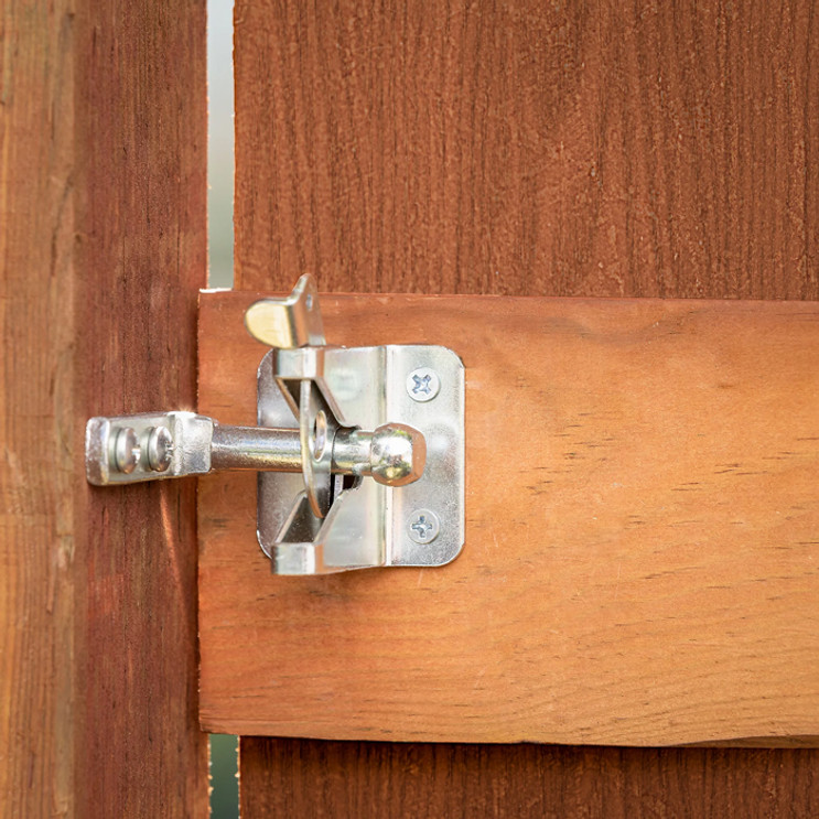 National Hardware Automatic Gate Latch, Visual Pack, Catalog #V22, Zinc Plated