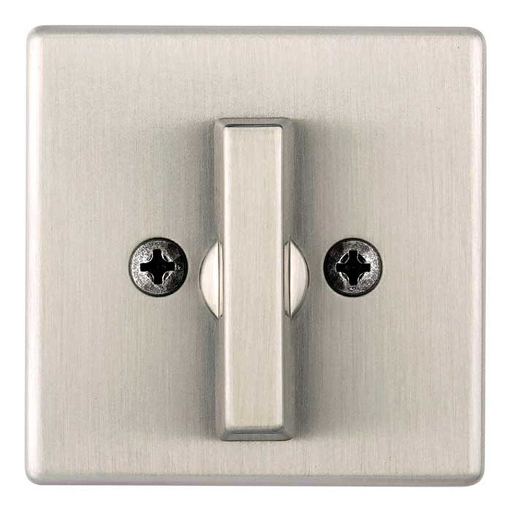 Kwikset 660 Sqt Single Cylinder Deadbolt Square, Smartkey, Round Corner Adjustable Latch, With Round Corner 1" X 2-1/4" Strike And Round Corner Full Lip Strike, Satin Nickel