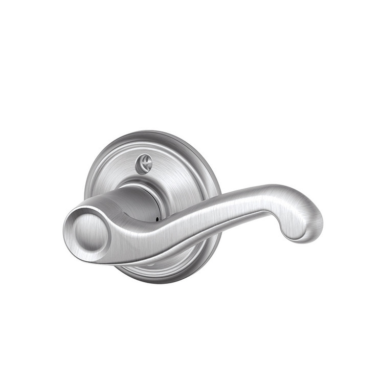 Schlage Residential F170 Flair Lever Single Dummy Trim Function, Right Hand Handing, Satin Chrome