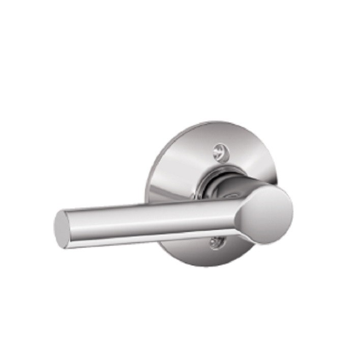 Schlage Residential F170 Broadway Lever Single Dummy Trim Function, Bright Polished Chrome