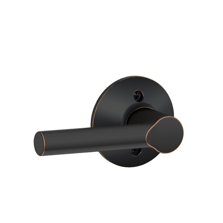 Schlage Residential F170 Broadway Lever Single Dummy Trim Function, Aged Bronze