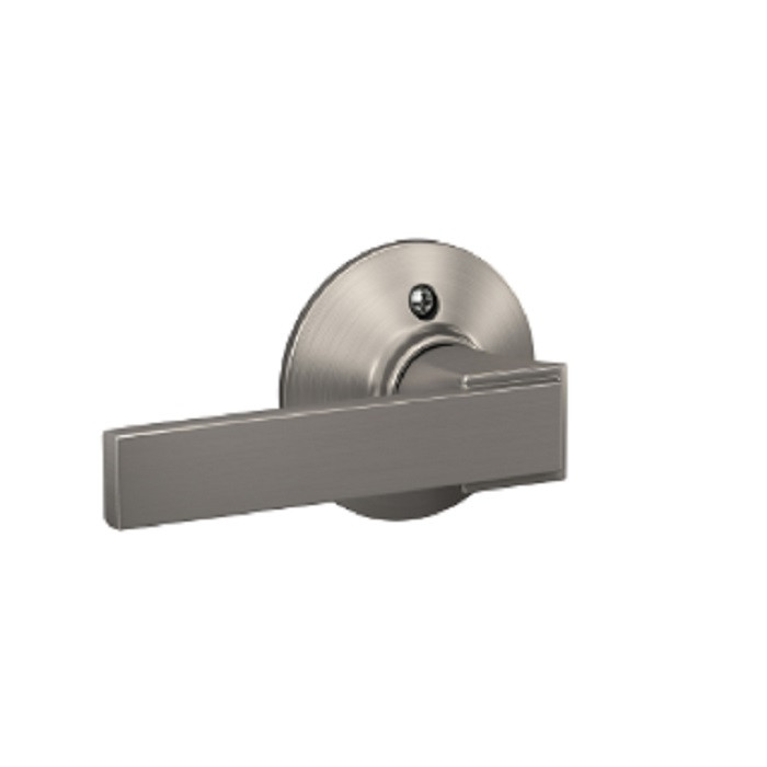 Schlage Residential F170 Northbrook Lever Single Dummy Trim Function, Satin Nickel