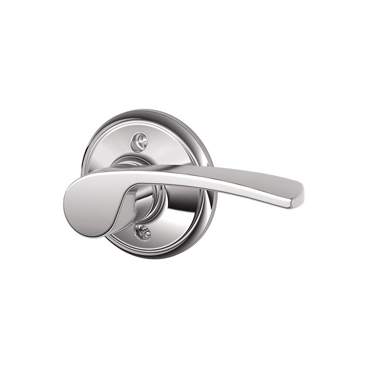 Schlage Residential F170 Merano Lever Single Dummy Trim, Right Hand Handing, Bright Polished Chrome