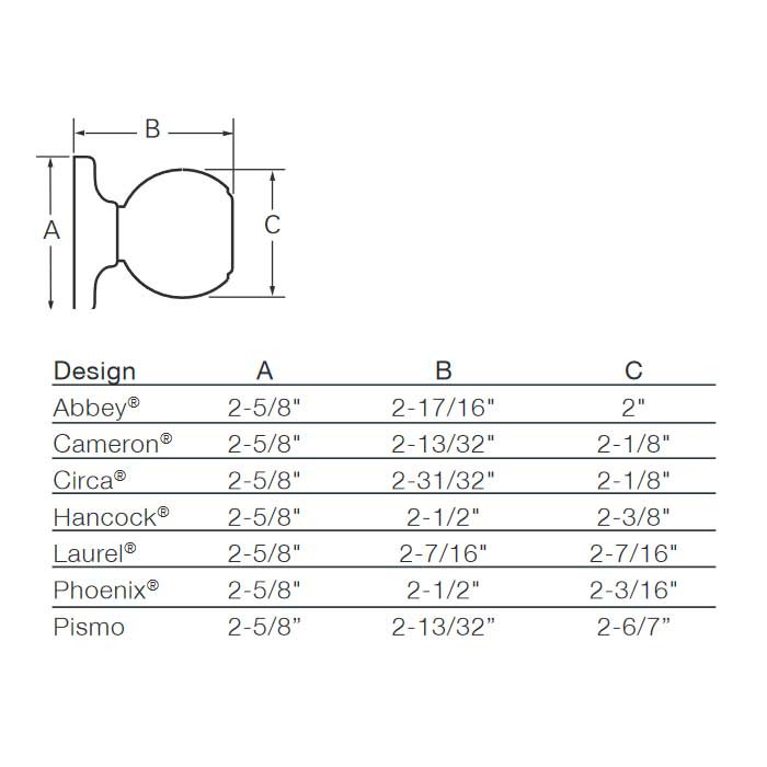 Kwikset Hancock Passage Knob With 6-Way Adjustable Latch And Round Corner Strike, Lifetime Polished Brass