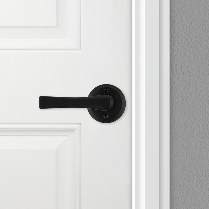 Kwikset Katella Half Dummy Lever, Matte Black
