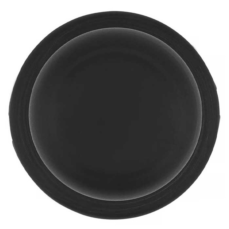 Kwikset Cove Passage Knob With 6-Way Adjustable Latch And Round Corner Strike, Matte Black