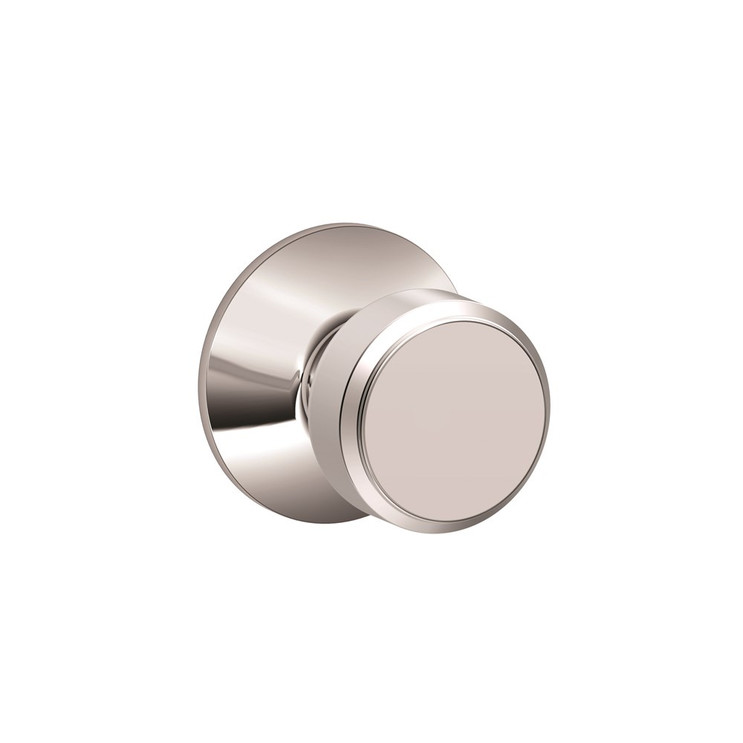 Schlage Residential F10 Bowery Passage Knob Lock Function, Bright Polished Chrome