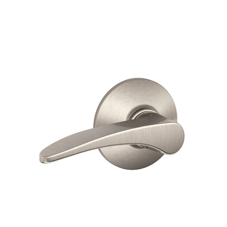Schlage Residential F10 Manhattan Passage Lever Lock Function, Satin Nickel