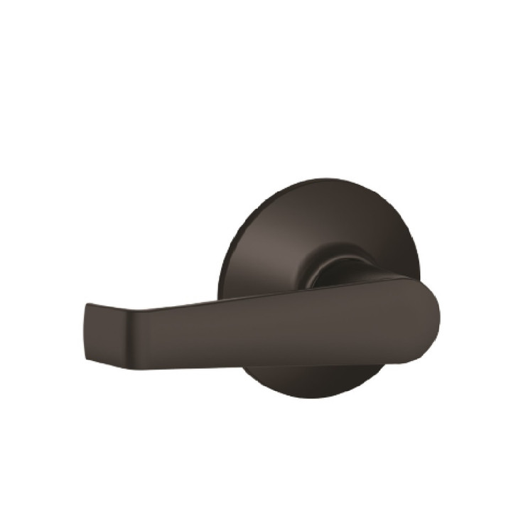 Schlage Residential F10 Elan Passage Lever Lock Function, Matte Black