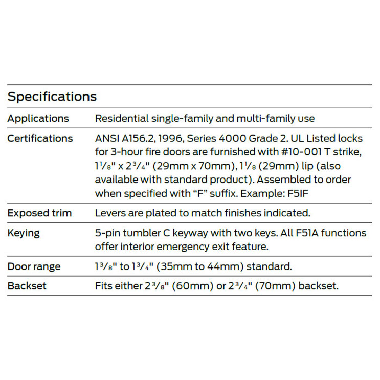 Schlage Residential F10 Andover Passage Knob Lock With Camelot Trim Function, Decorative, Aged Bronze