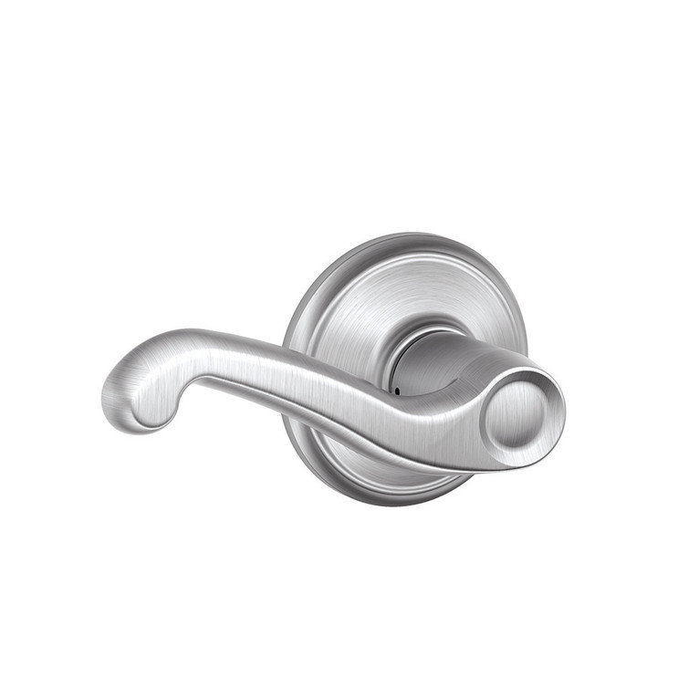 Schlage Residential F10 Flair Passage Lever Lock Function, Satin Chrome