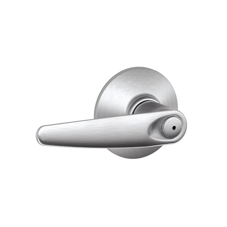 Schlage Residential F40 Jazz Privacy Lever Lock Function, Satin Chrome
