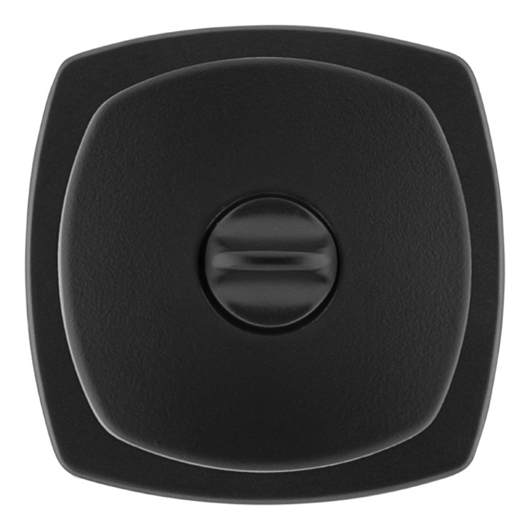 Kwikset Arroyo Keyed Entry Knob Smartkey With 6-Way Adjustable Latch And Round Corner Strike, Matte Black