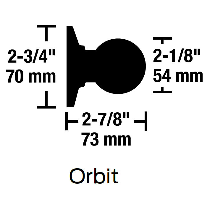 Schlage Residential F51A Orbit Keyed Entry Knob Lock Function, Satin Nickel