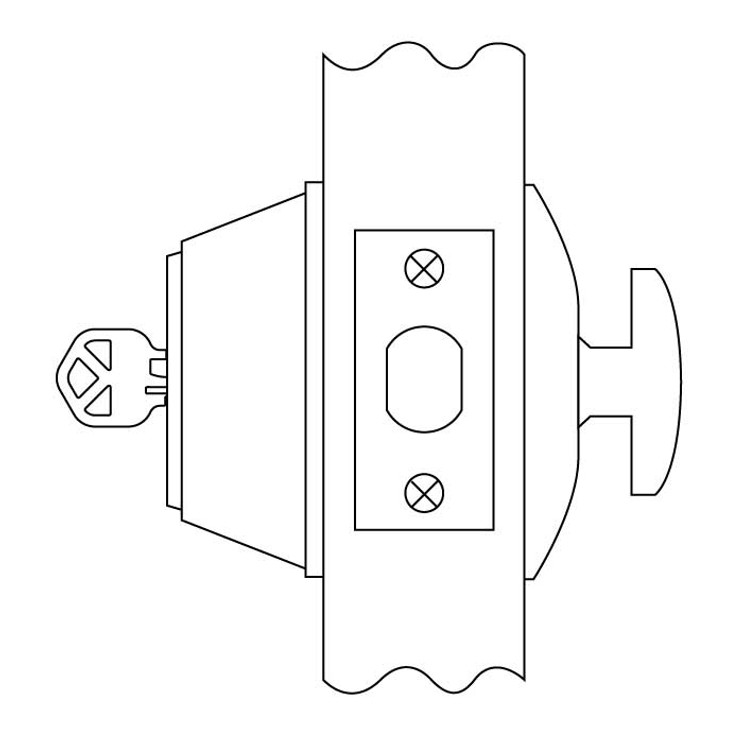 Kwikset Milan Single Cylinder Deadbolt X Thumbturn, Round Rose, Smartkey, 6-Way Adjustable Latch, Round And Square Corner Strikes, Keyed Alike, Venetian Bronze