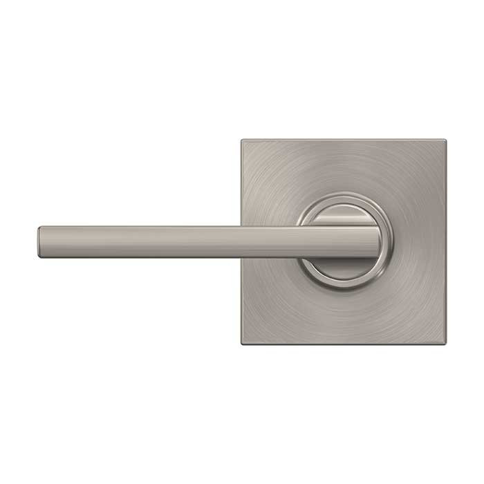 Schlage Residential F10 Latitude Passage Lever Lock With Collins Trim Function, Decorative, Satin Nickel