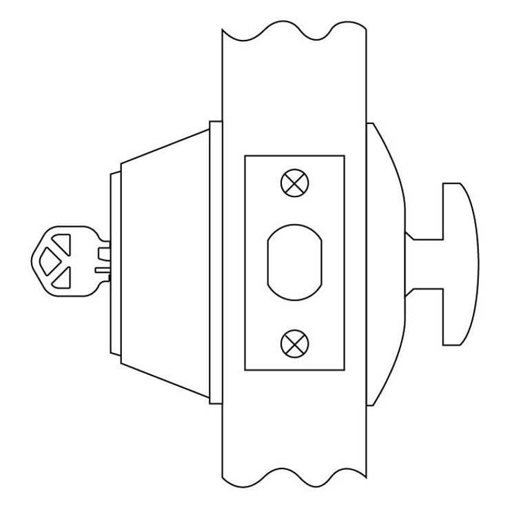 Kwikset 980 Single Cylinder Deadbolt X Thumbturn, Round Rose, Smartkey, 6-Way Adjustable Latch, Round And Square Corner Strikes, Keyed Alike, Satin Nickel