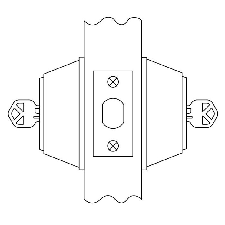 Kwikset 785 Double Cylinder Deadbolt, Smartkey, 6-Way Adjustable Latch, Round And Square Corner Strikes, Keyed Alike, Satin Nickel