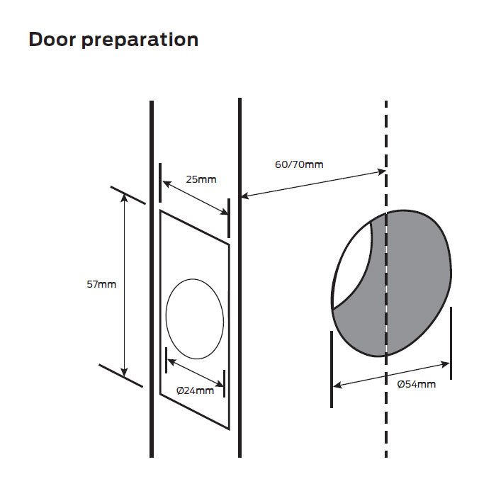 Schlage Residential B60 Deadbolt With Camelot Trim Single Cylinder, Dual Option Latch, Adjustable Backset, 1-1/8" X 2-3/4" Round Corner Strike, Decorative, Matte Black