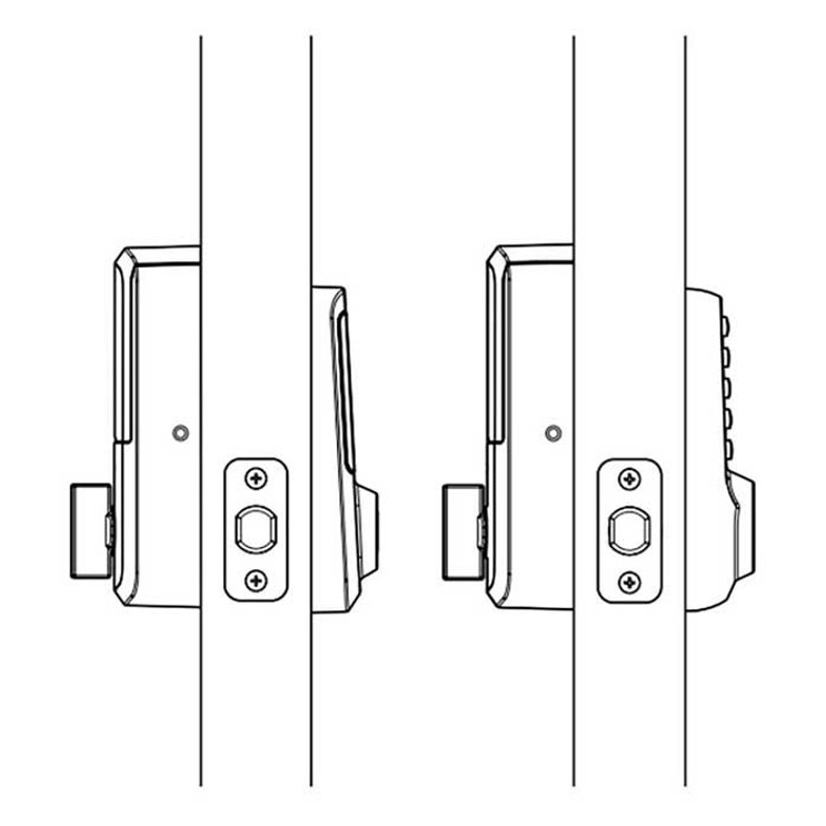 Kwikset Halo Wi-Fi Enabled 938 Keypad Deadbolt Electronic Smartkey With Round Corner Adjustable 20 Minute Ul Latch And Round Corner Strike, Satin Nickel