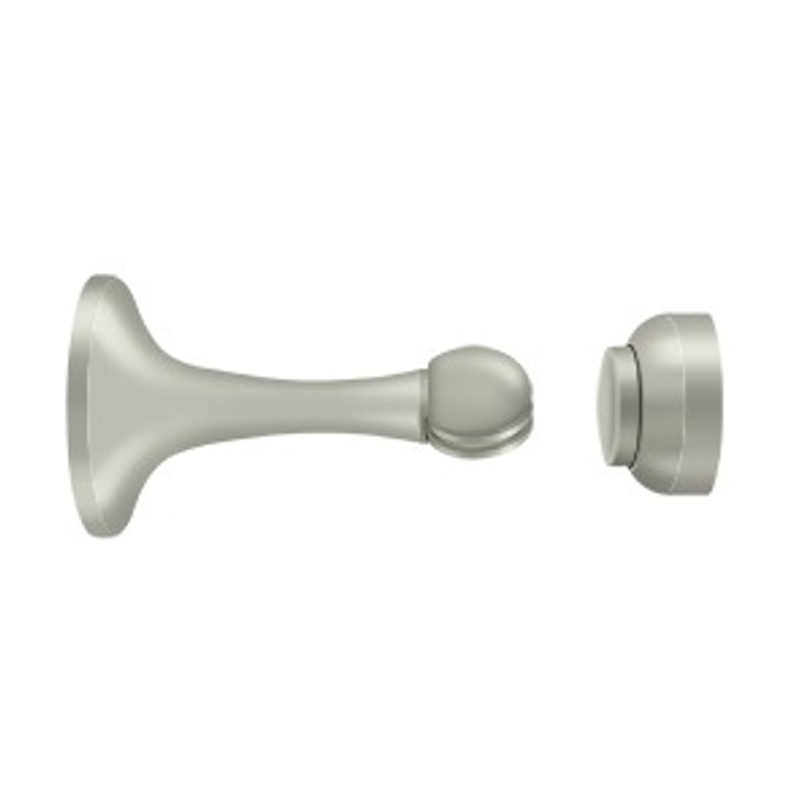 Deltana Magnetic Door Holder 3", Satin Nickel
