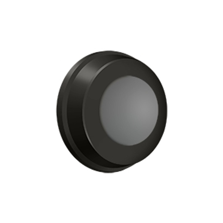 Deltana Wall Bumper Flush 1" Diameter, Oil Rubbed Dark Bronze