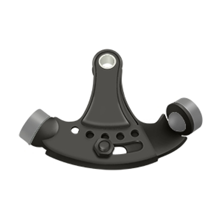 Deltana Hinge Pin Door Stop, Mounted, Adjustable, Solid Brass, Oil Rubbed Dark Bronze