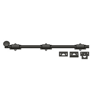 Deltana 18" Surface Bolt Rod, Hd, Oil Rubbed Dark Bronze