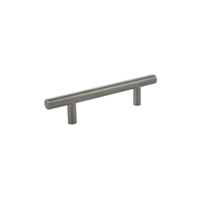 Orca Hardware Cp-10096 Bar Pull Cabinet, 6" Overall Length, 96Mm Center To Center, 12Mm Diameter, Steel, Satin Stainless