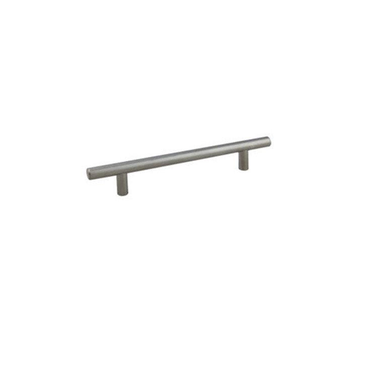 Orca Hardware Cp-10128 Bar Pull Cabinet, 7-7/16" Overall Length, 128mm Center To Center, 12mm Diameter, Steel, Satin Stainless