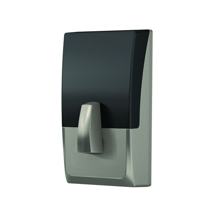 Schlage Residential BE489WBC Encode Smart Wifi Single Cylinder Deadbolt With Touchscreen, Century Trim, Satin Brass