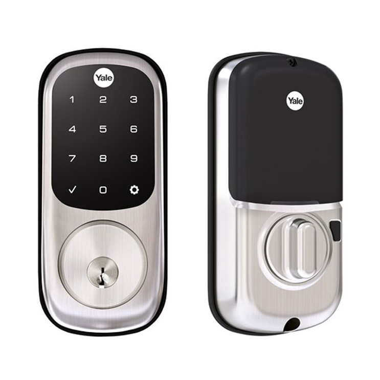 Yale Residential Assure Lock Touchscreen Deadbolt Standalone With Schlage C Keyway Keyed Different, Satin Nickel